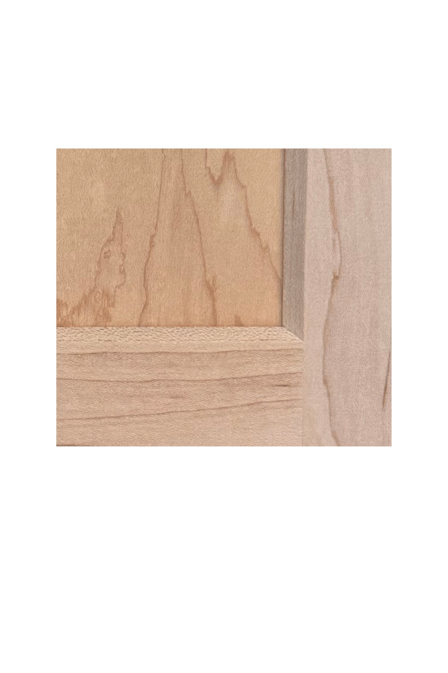 beveled shaker cabinet drawer